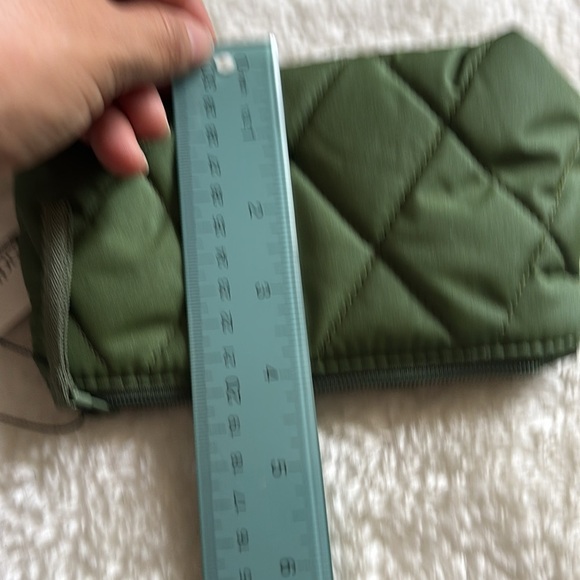 Vera Bradley Olive Quilted Cosmetic Bag - Picture 7 of 7